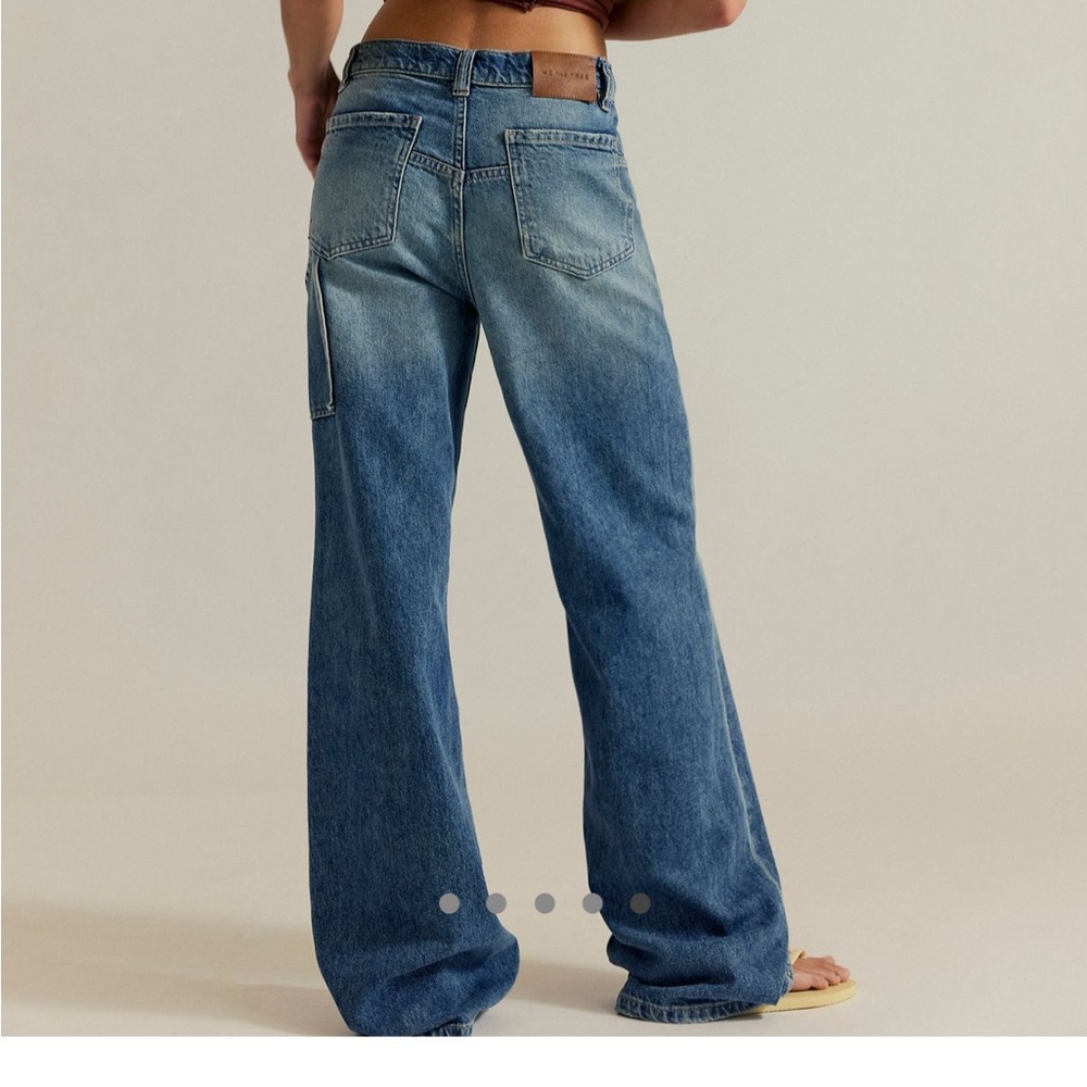 Free People Blue Flare Jeans